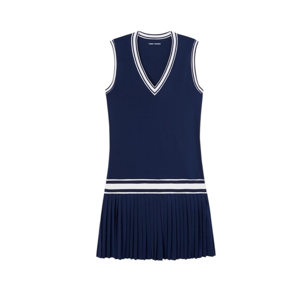 Tory Burch Performance Jersey V Neck‎ Tennis Dress